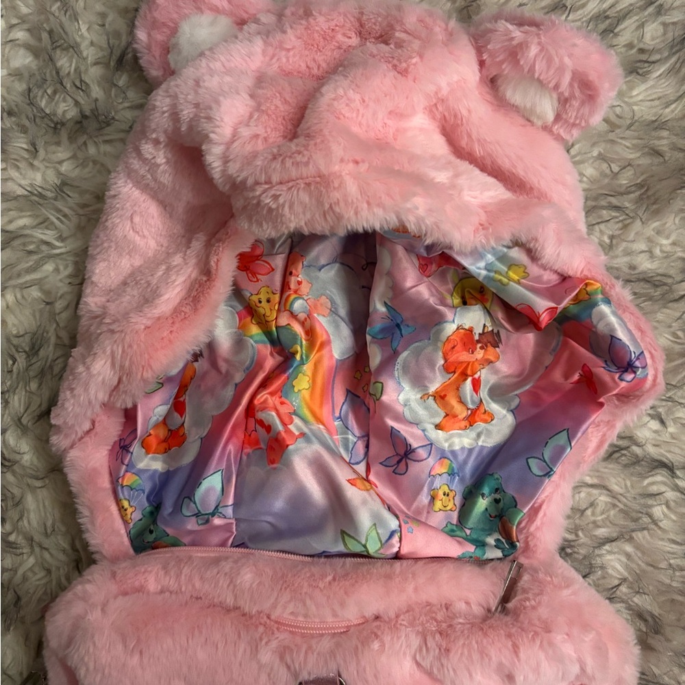 Care Bears Heart Hoodie Backpack - Pink - Picture 5 of 6